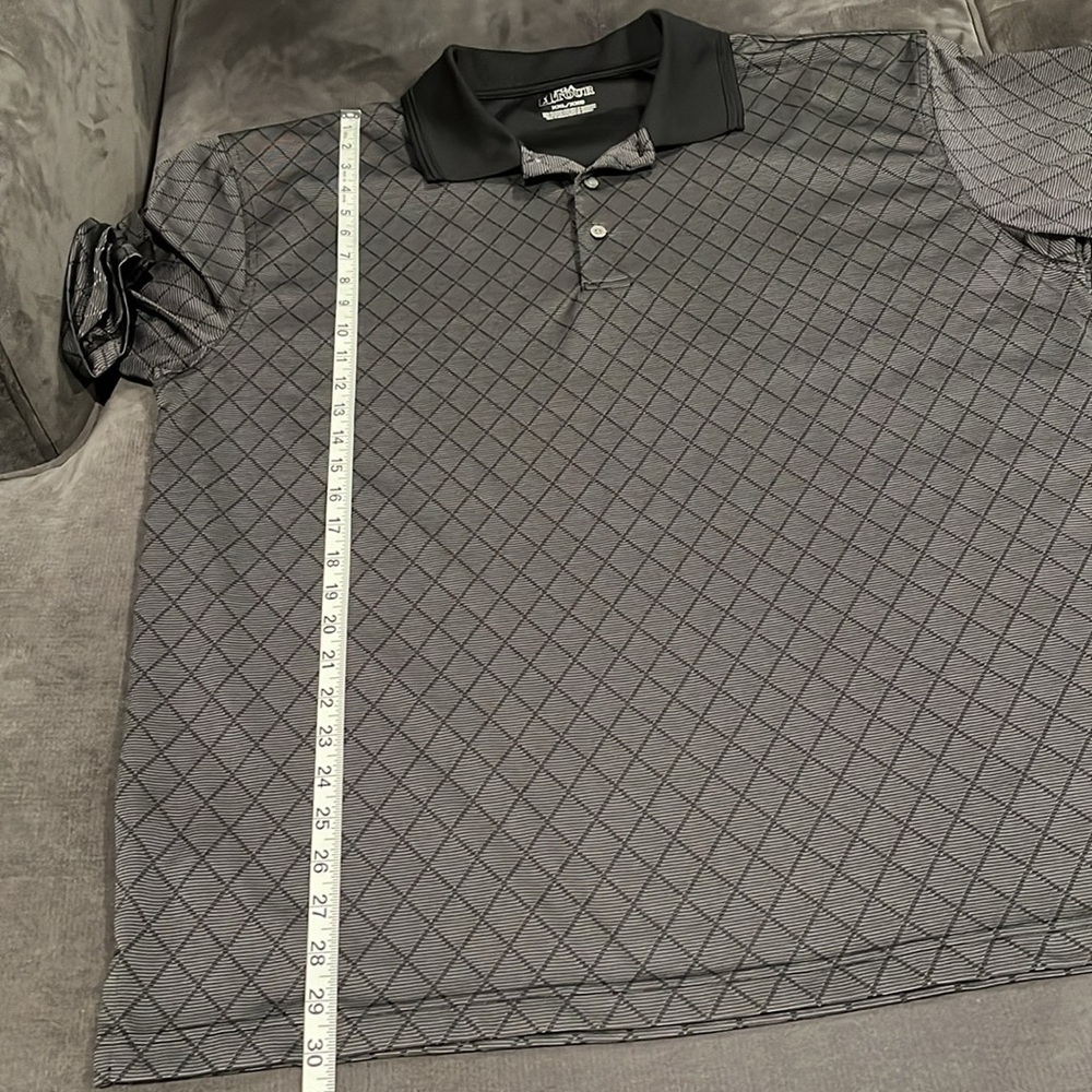 Men’s PGA Tour dark gray & black short sleeve. Like new. XXL 100% Polyester - Picture 6 of 10